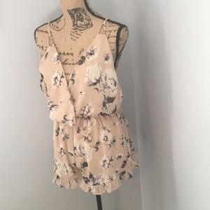 Fashion Nova Floral Romper NWT